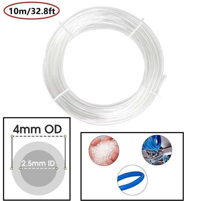 Kit de tuyau d'air - huaziz - h137 - 10 m - raccords push-to-connect - résistant haute pression