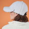 Stud Logo Over Fit Fleece Ball Cap White