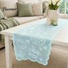 Easter Bunny Table Decoration Lace Runners, 72 Inch Spring Eggs Runner, Family Dining Runner Decorations for Home Room, Party and Supplies Soft Fabric