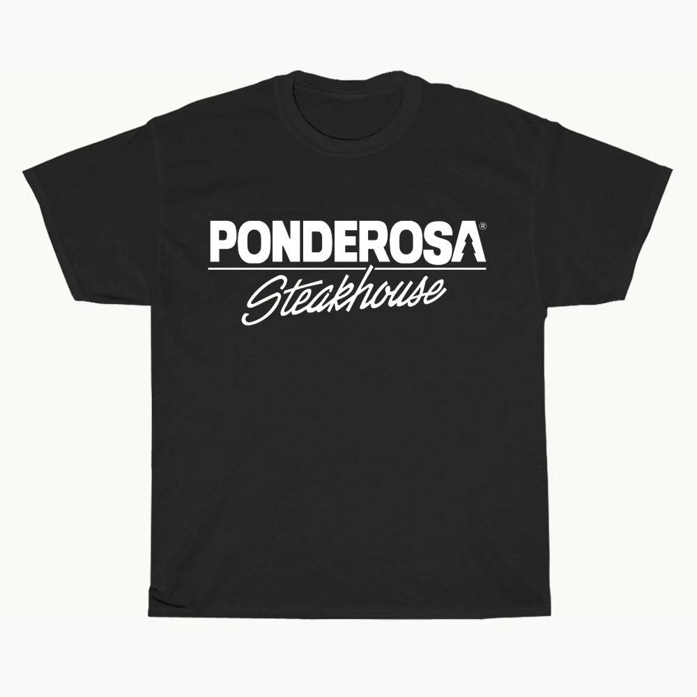 New Ponderosa Steakhouse logo Unisex T-Shirt Funny Size S to 5XL XXXL