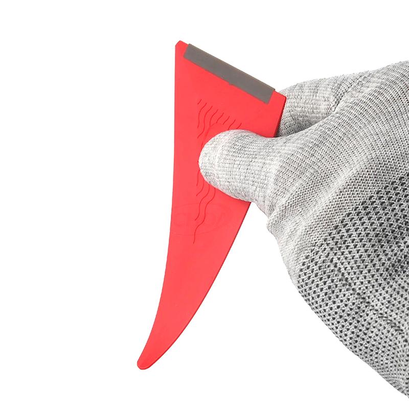 Automotive Film Sticking Tool Silicone Soft Scraper Film Pasting Construction Scraper Triangular Silicone Scraper