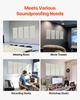 4 PCS Acoustic Wall Panels 2 In Thick 23.6 X 11.8 In Self-adhesive Beige