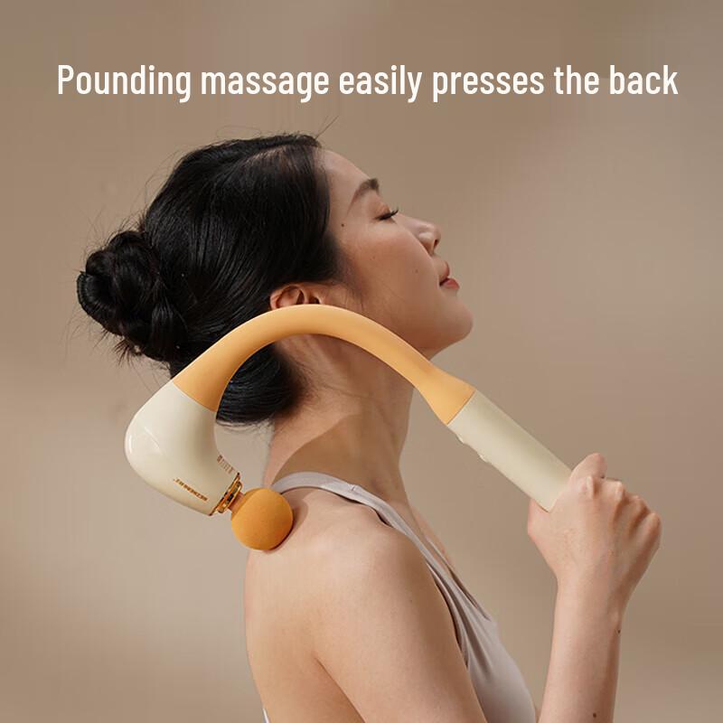HEZHENG HZ-JMQ-8 Curved Handheld Fascia Massage Gun