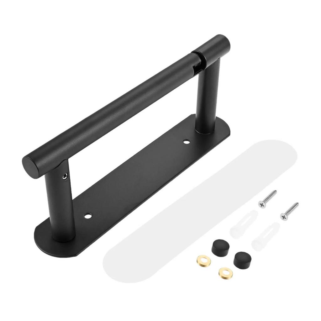 Double Post Pivoting Toilet Paper Holder Stainless Steel Wall Mounted Toilet Paper Dispenser Bathroom Kitchen Tissue Roll Holder