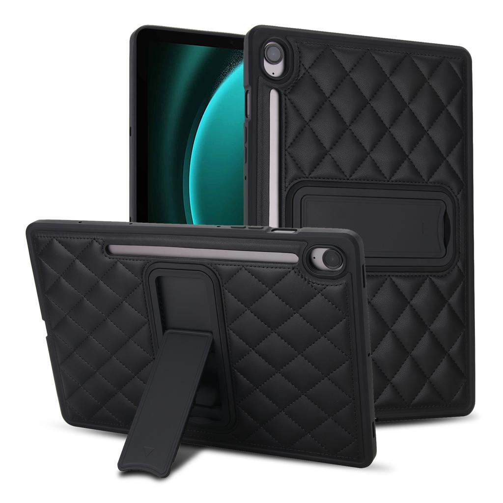 Luxury Leather for Samsung Tab Stand Case S10 Lite S9 FE S6 Lite A11 A9 Plus FE A8 A7 Lite Case Kickstand Cover