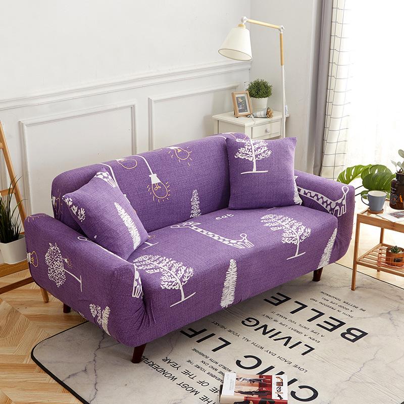 Multifunctional Knitted Stretch Sofa Cover All-Inclusive Soft Durable Washable for Living Room Furniture Protector