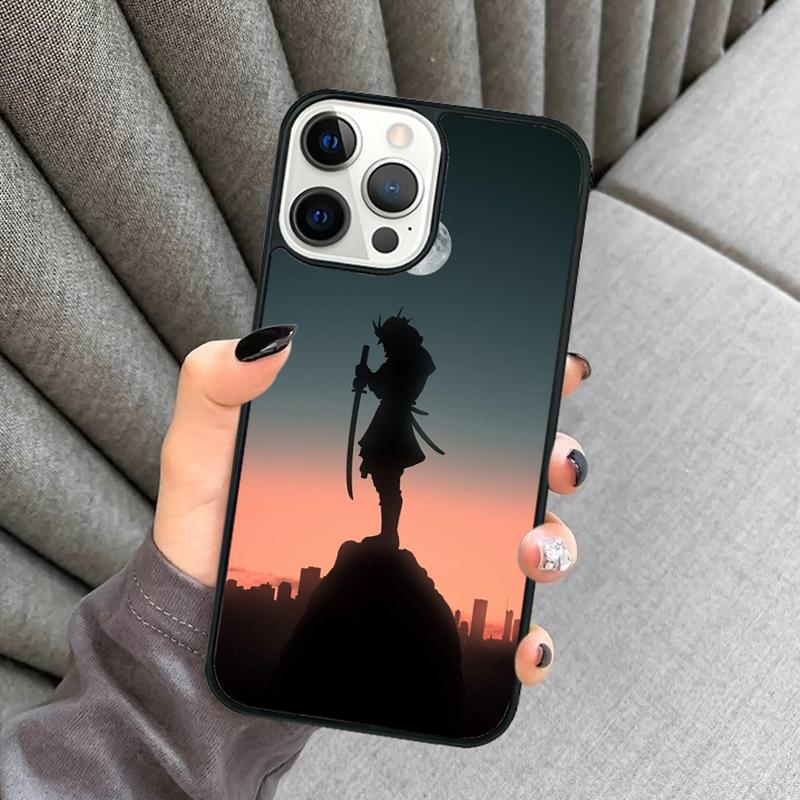 Samurai Phone Case For iPhone 17 Air 16 16e 15 13 14 Pro Max 11 12 Plus 2022 MAX Shell Cover Coque