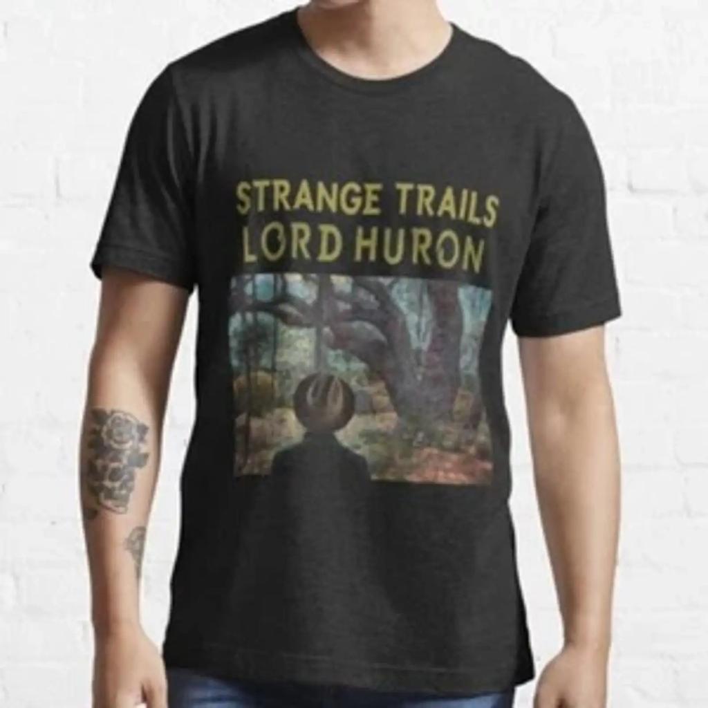 New Strange Trails Lord Huron Essential Premium Black T Shirt S 5xl Vintage Fashion Designer Clothes Comfortable