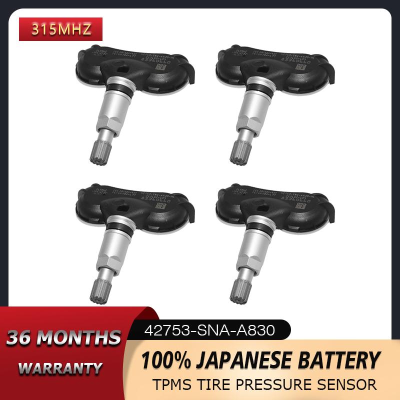 TPMS For Honda FIT CRZ ight Odyssey Element Civic Tire Pressure Sensor 315MHZ 42753-SNA-A830 42753SNAA830 42753SNAA830M1
