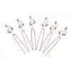 Ancient Style Hair Accessories, Simple Rhinestone Pins, Wedding Bride's Hairdo, Handmade Pearl U-shaped Hairpin