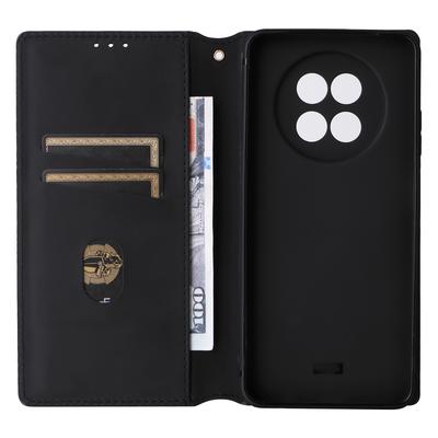 Pro Realme Narzo 70x 5G/C65 5G/Narzo N65 5G/13 5G/12 5G/12x 5G Pouzdro Poškrábání Odolné Rhombus Ražba Kožené Kryt na Telefon