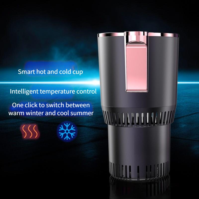 Multifunktionaler Tragbarer Auto-Kühlbecher LCD-Temperaturanzeige Auto Heim Dual-Use Intelligenter Heiß- und Kaltbecher