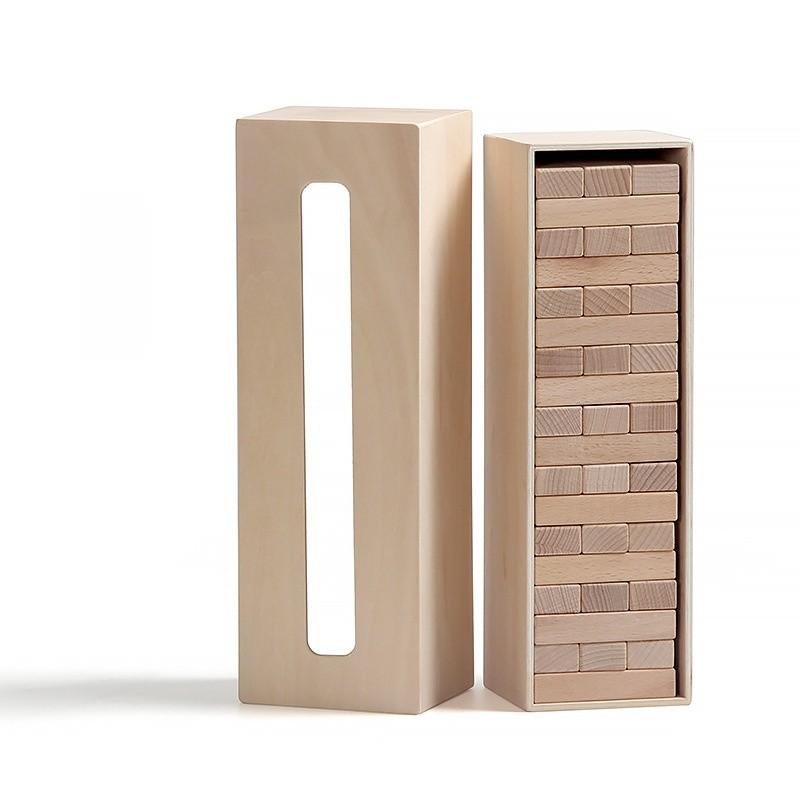 

Wooden Stacking Blocks For Kids With Eco Friendly Water Based Paints For Developmental Play Khaki
