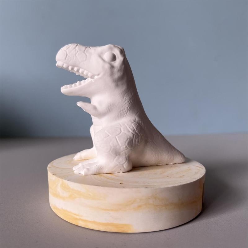 Dinosaur Silicone Candle Molds Epoxy Resin Molds for Candle Soap Making Fondant Silicone Mould for Chocolate Cake Baking