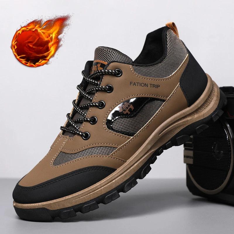 Outdoor Herren Sneaker Rutschfest Atmungsaktiv Herren Wanderschuhe Mode Weichsohlige Laufschuhe Bequeme Leichte Walkingschuhe