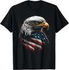 Patriotic Eagle USA American Flag 4th of July Men Women T-Shirt Unisex T-Shirt