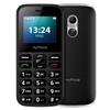 Mobilní telefon s tlačítky 4G Dual SIM SOS tlačítko baterie 800 mAh myPhone Černý