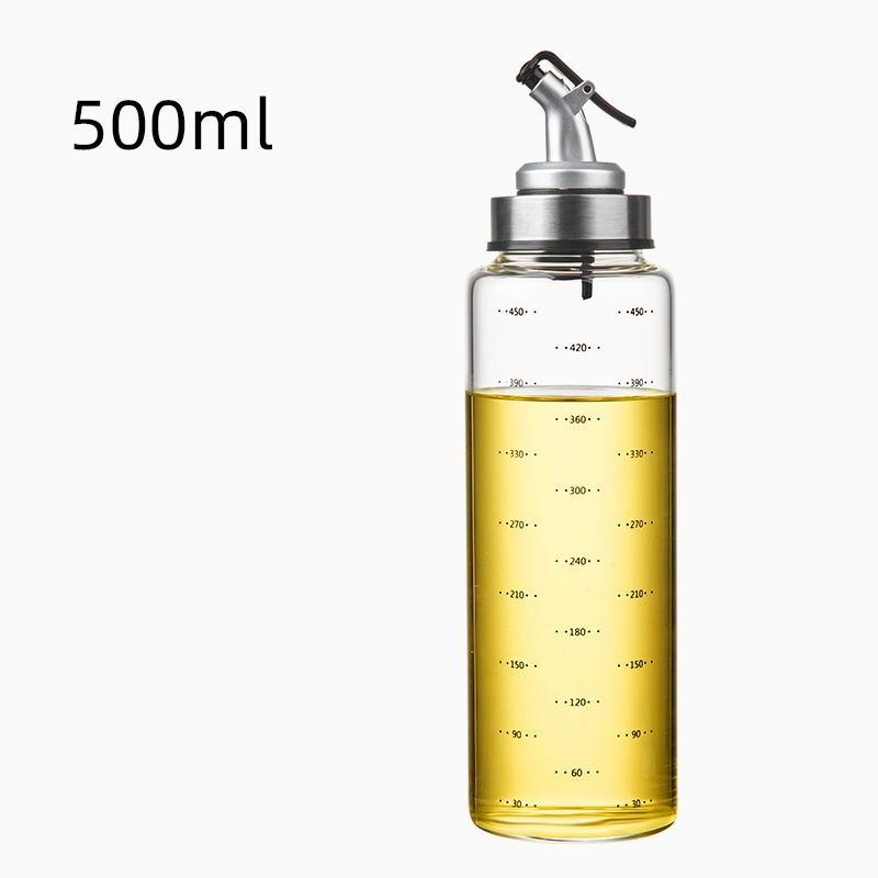 GIANXI Kitchen Seasoning Bottle High Borosilicate Glass Oil Pot  Refillable Soy Sauce Vinegar Oil Bottle Kitchen Accessories