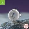 S925 Sterling Silver Bright Fireworks Silicone Buckle Positioning Buckle Diy Jewelry Bracelet Accessories Beads Cross-Border