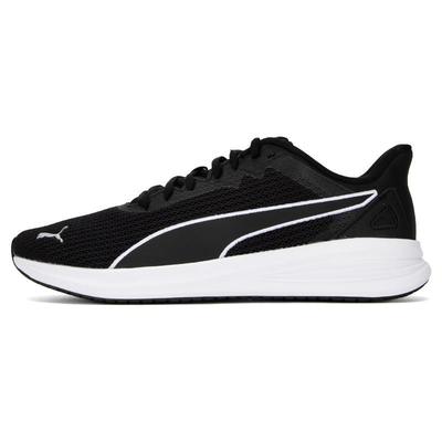 Transport Moderne Synthetikleder Low-Top Laufschuhe Unisex Sneaker Schwarz Weiß 377030-01