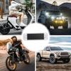 Światła Tylne Rowerowe Czujnik Wibracji Światło Solarne do Pojazdów Wodoodporne Samoprzylepne Światła Rowerowe do Pojazdów i Motocykli