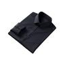 Chemise habillée printemps-automne pour hommes, col rabattu, coupe ajustée, extensible, simple boutonnage, manches longues, couleur unie, mi-longue, formelle, événement d'affaires, bureau