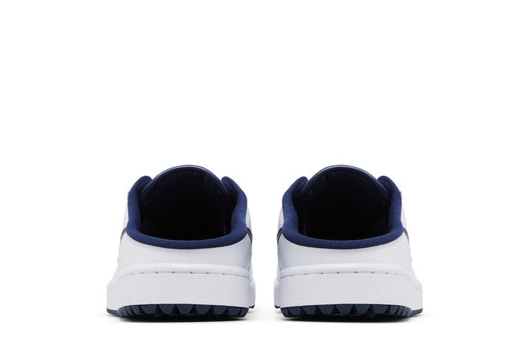 Jordan 1 Mule Golf Blanc Bleu Minuit