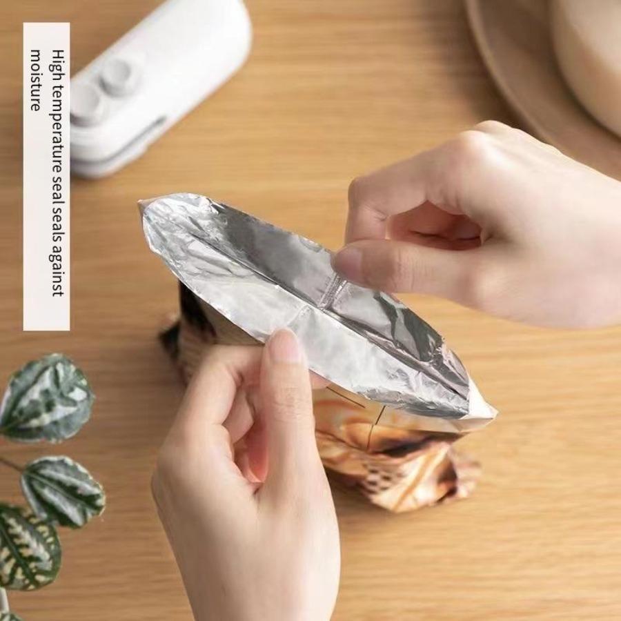 Portable Rechargeable 2-in-1 Sealer & Cutter, Food Bag Sealing Tool