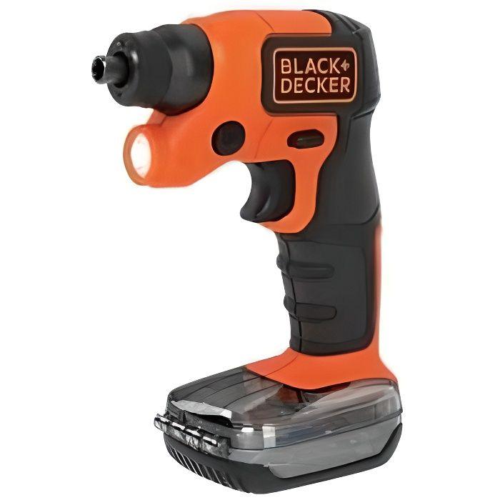 Electric Screwdriver - BLACK+DECKER - BDCSFS30C-QW - 3.6V - LED - with 31 Accessories
