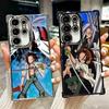 Anime Shaman King Plating Phone Case For Samsung Galaxy S24 S25 FE S26 Edge S23 Ultra S22 S21 Plus S20 Anti-Fall Airabag Cover