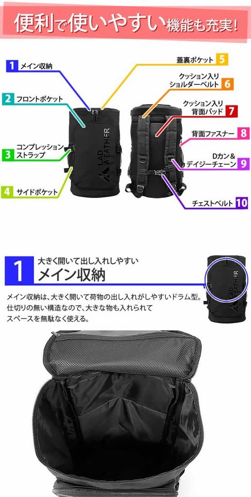 Radweather Backpack for Men and Women, Teflon-Coated for Water, Stain, and Oil Repellency, Perfect for Commuting and School, Popular with Students
