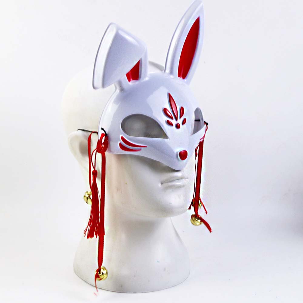 Japanese Anime Full Face Rabbit Headwear Rabbit Mask Party Mask Props Party Props Cosplay Mask