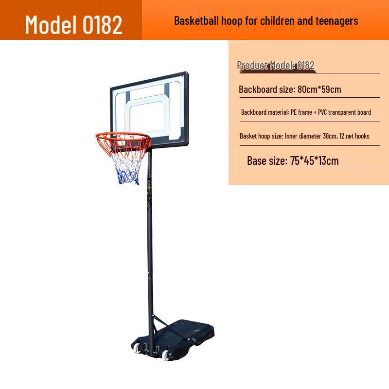 Longchan Adjustable Portable Basketball Hoop for Kids & Adults