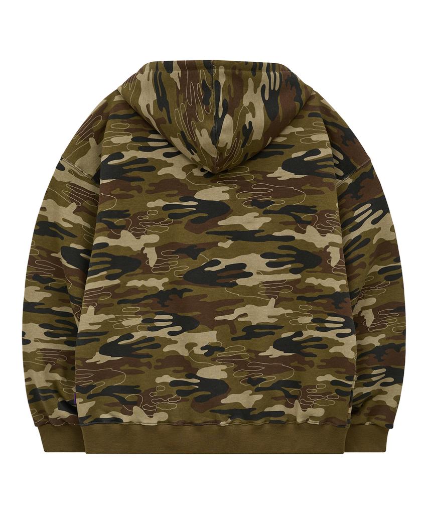 Hoodhood Hd Applikation Reißverschluss Hoodie Camo