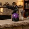 Statues Corbeau Créatives Sculptures d'Oiseaux Halloween Thème Gothique Lampe de Table Veilleuse Utilisation