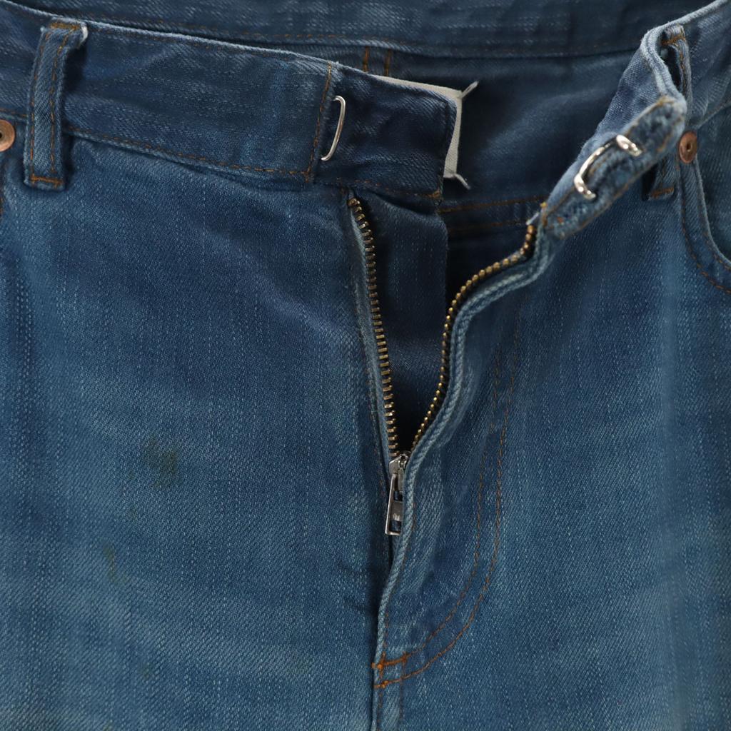 Maison Martin Margiela Made In Italy Slim Denim Pants 48 Wash Blue Jeans Men's Used