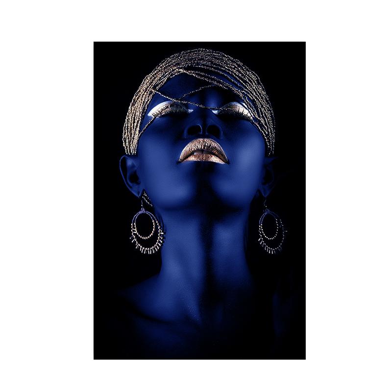 Afrikanische Frauen Leinwand Malerei Moderne Figur Poster und Drucke Wand Kunst Bilder für Bars Wohnzimmer Hause Dekoration