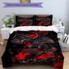 3pcs Raven Cover Set, 1 Cover + 2 Pillowcases (No Insert), Bedding for All Seasons, Bedding,Bedroom Decor yy250922089