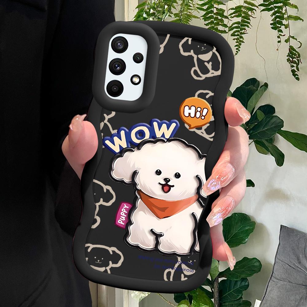 

Окрашенный узор Big Wave Edge Мягкий силиконовый материал Macaron чехол для телефона противоударный защитный резиновый чехол для Samsung Xiaomi Poco Redmi Redmi 10A