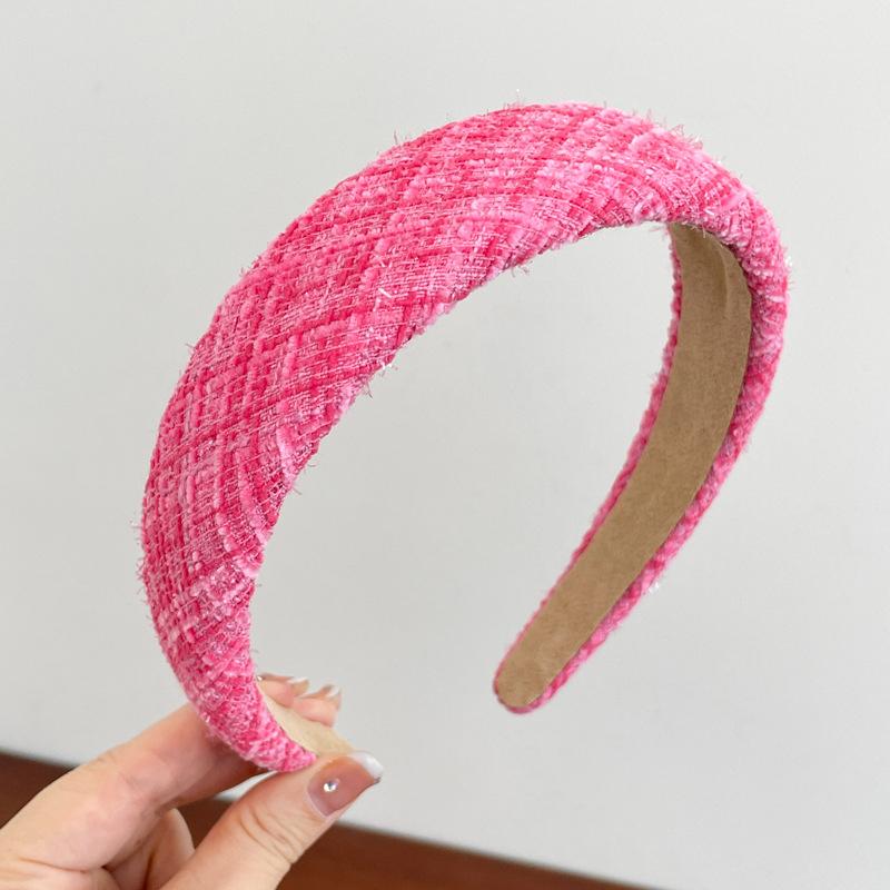Rose Red Series Headband Female Hair Hoop Sweet And Cute Go Out All-Match Press Hair Headband Versatile  Hairstyle Tool