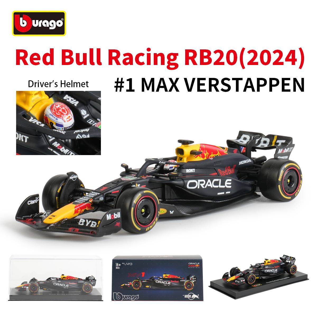 

Бимейгао 1:43 Модель гоночного болида Red Bull RB20 F1 2024 - Версия Ферстаппена