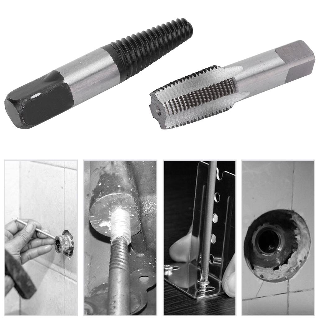 Pipe Extractor with Tap 12in Thread Removal Repair Manual Broken Remover Tools