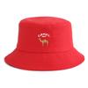Unisex Camel Print Bucket Hat Reversible Retro Fisherman Cap Available In Multiple Retro Colors Outdoor Sun Protection Hat