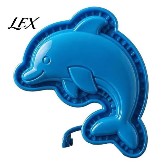 Nonstick Pastry Crimper for Kids Marine Animal Mini Pie Mold, Durable Non-stick Reusable Dough Cutter, Decorative Kitchen Tools Family Baking