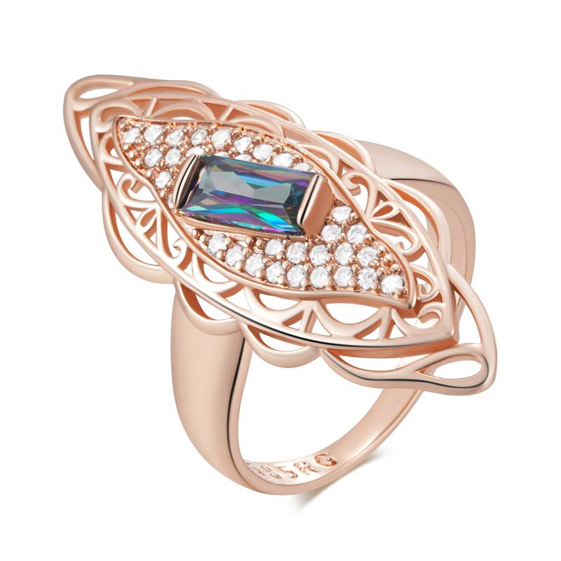 Kienl   Ожерелье с подвеской в виде цветка цвета розового золота для женщин, квадратное, разноцветное, с натуральным цирконом, аксессуары, повседневные изысканные украшения 7