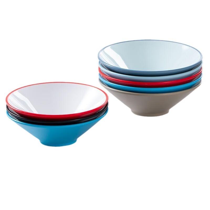 

JINMEILI Melamine Nordic Conical Ramen Bowl