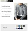 Men's Far-Infrared Self-Heating Sheep Modal Knitwear: Skin-Friendly, Anti-Pilling, Long-Sleeved Sweater for Autumn and Winter