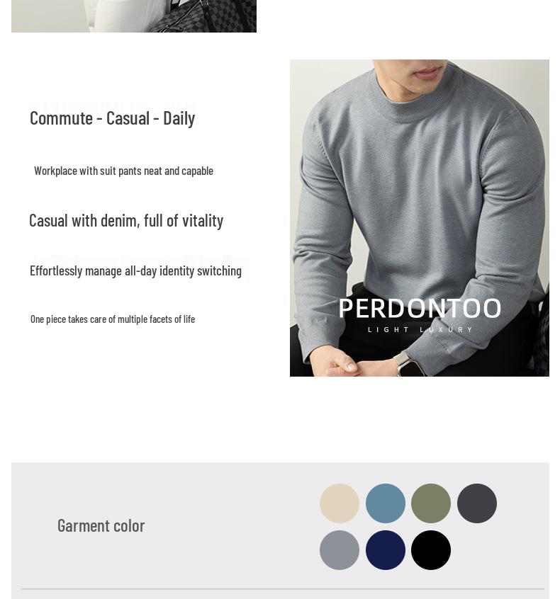 Men's Far-Infrared Self-Heating Sheep Modal Knitwear: Skin-Friendly, Anti-Pilling, Long-Sleeved Sweater for Autumn and Winter