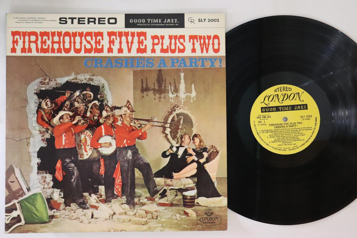 

LP Record FIREHOUSE FIVE PLUS TWO - Crashes A Party SLY2002 LONDON Japan Jazz Used