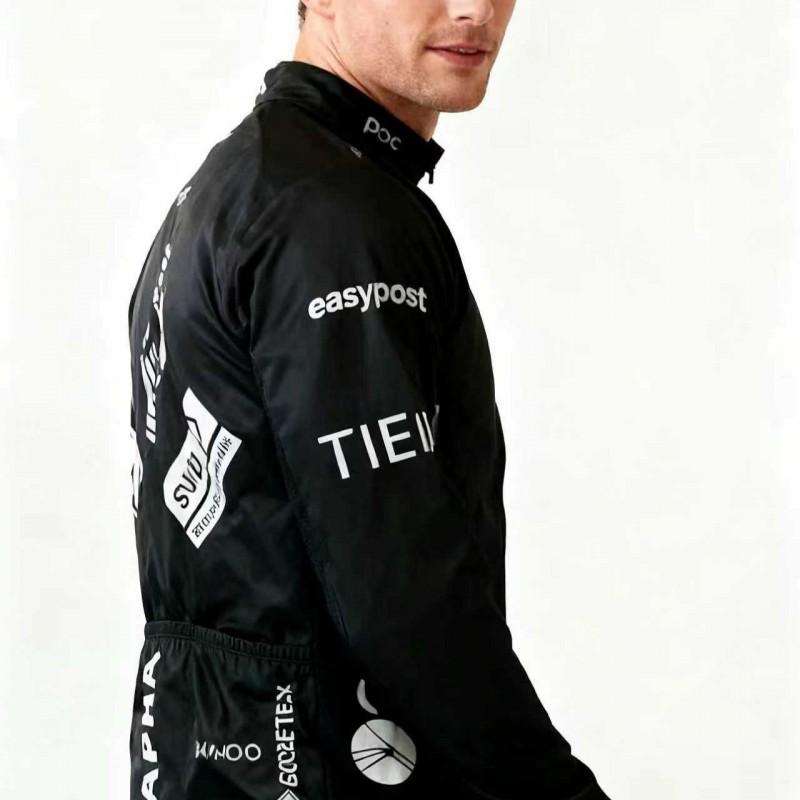 Unisex Windproof Cycling Jacket Long Sleeve Road Bike Outerwear Lightweight Riding Coat